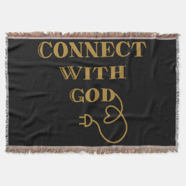 Manta Conectar con la cita bíblica de Dios