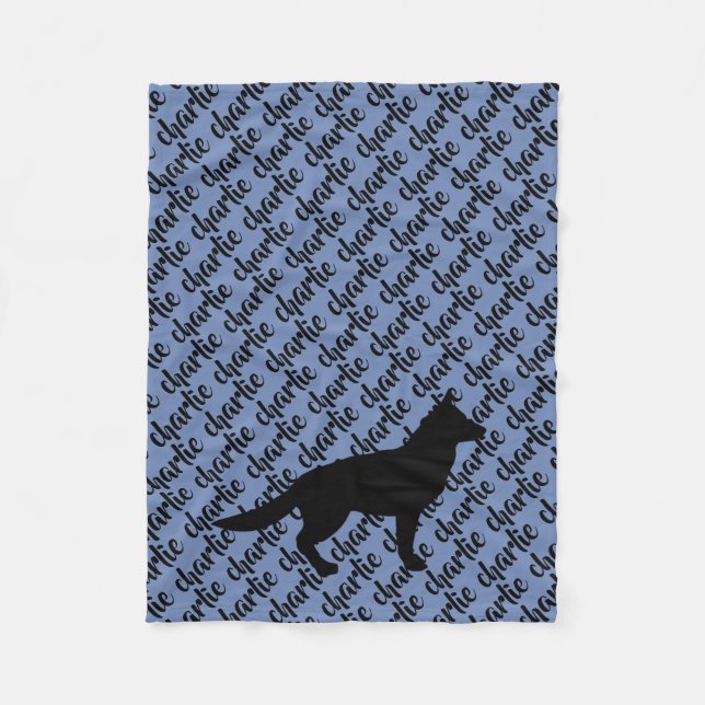 Manta conocida del paño grueso y suave del perro (Anverso)