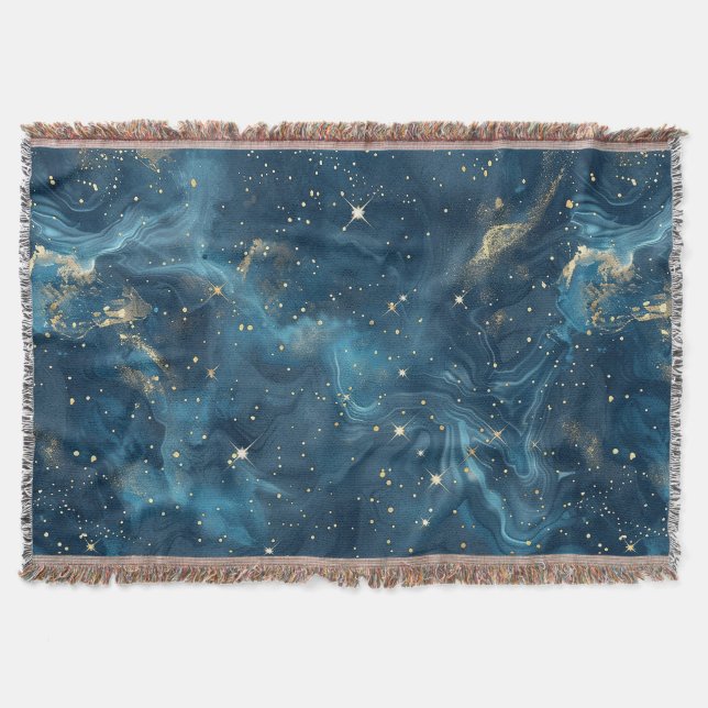 Manta Constelación celeste - Noche estrellada (8) (Anverso)