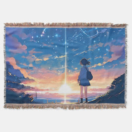 Manta constelación con estrellas de tiro