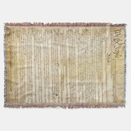 Manta Constitución de Estados Unidos del vintage