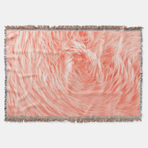 Manta Coral Fluffy Fur: Tendencia 2019.