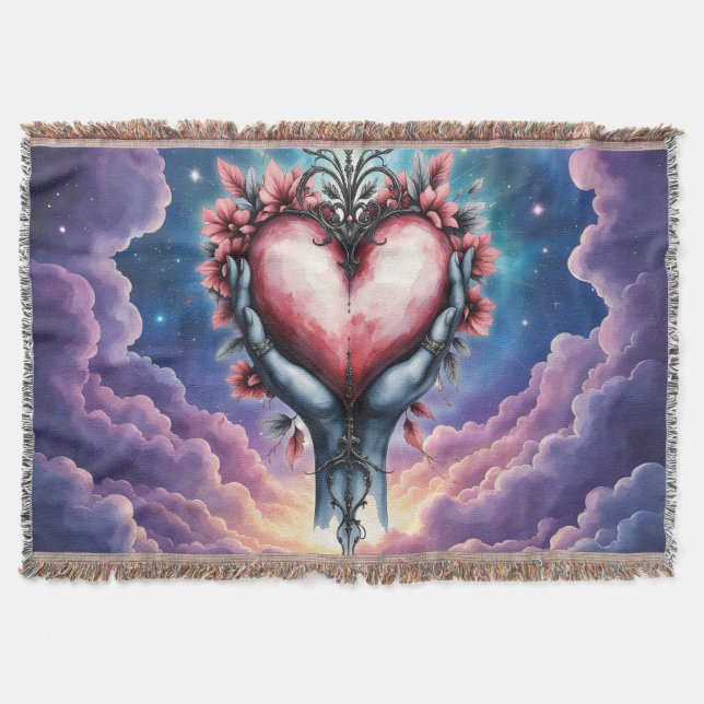 Manta Corazón de Magia Silenciosa (Anverso)