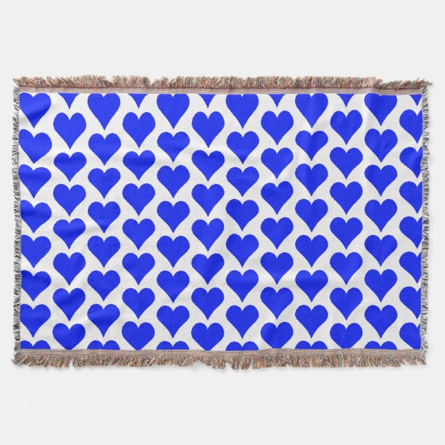 Manta Corazón en azul (Anverso)