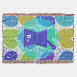 Manta Corazones combinados tejidos PharmD del