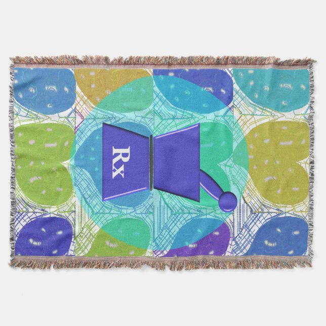 Manta Corazones combinados tejidos PharmD del (Anverso)