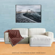 Corazones en tablero de ajedrez