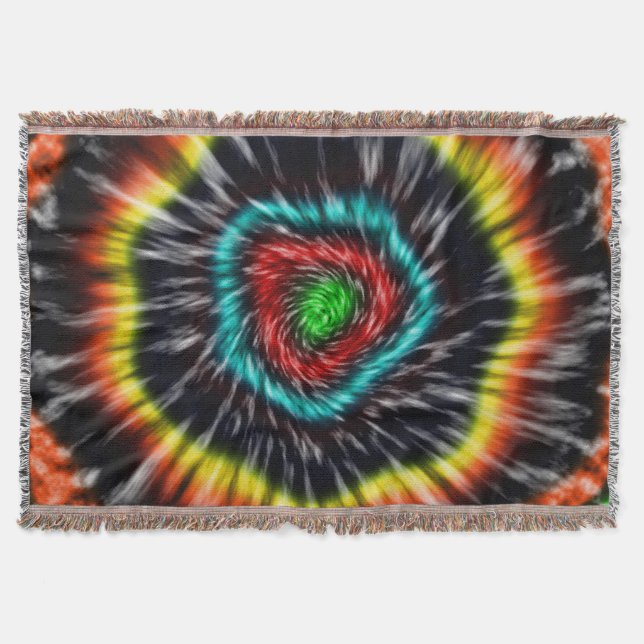 Manta Corbata de tinte negro ópalo,   (Anverso)