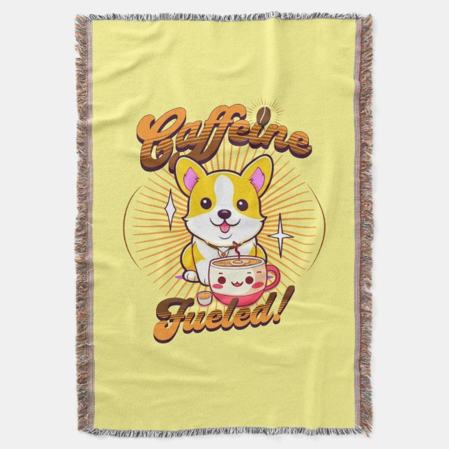 MANTA ¡CORGI CAFFEINE COMBUSTIBLE! (Frente vertical)