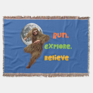 Manta Corriendo Aventura Sasquatch Creer Diseño
