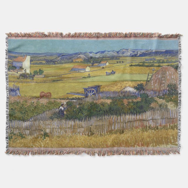 Manta Cosecha en La Crau Vincent Van Gogh (Anverso)