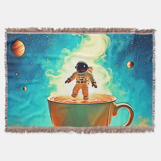 Manta Cosmic Brew: Astronaut's Coffee Dream (Anverso)