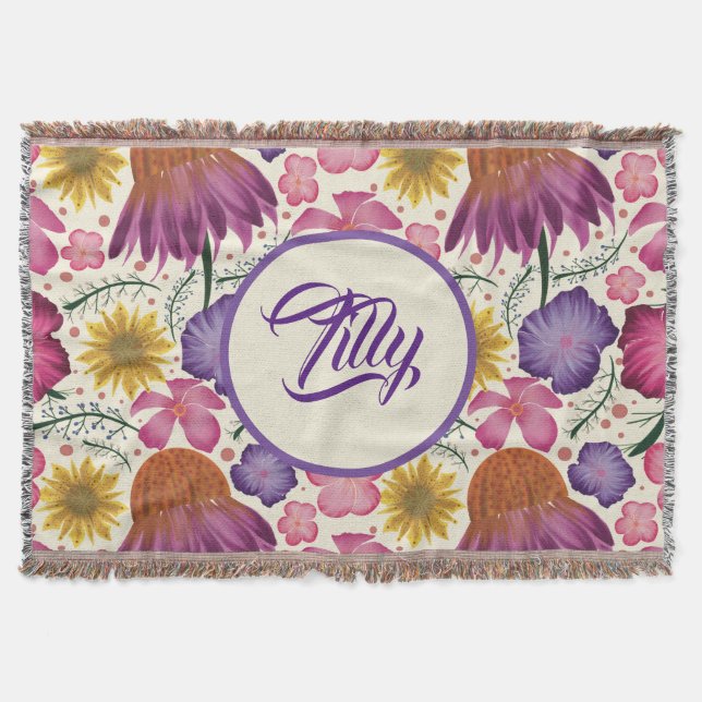 Manta Cosy Wildflower Nursery (Anverso)