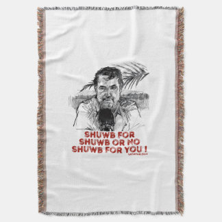 Manta Cotton Throw "Shuwb 4 Shuwb"
