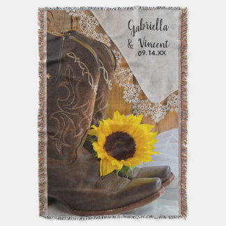 Manta Country Sunflower and Lace Western Boda