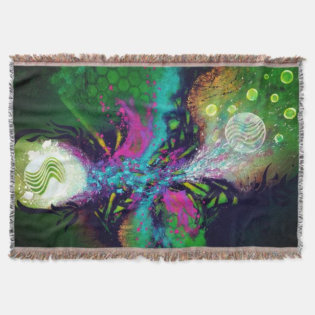 Manta Couverture EPHEMERE de Christèle Chabrette  (Anverso)