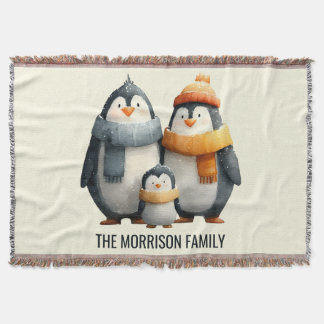 Manta Cozy Winter Penguin Family