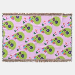 Manta Cráneo arcoiris colorido