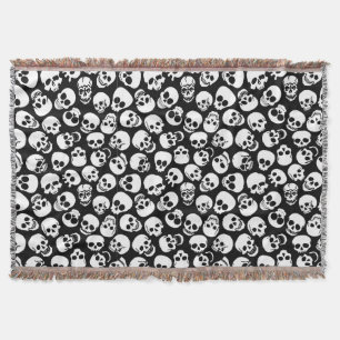 Manta Cráneos en modelo negro del fondo