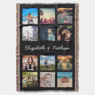 Manta Crear su propia familia de Collages de fotos Perso