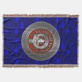 Manta Crest y Nudo Tartán del Clan Nicholson