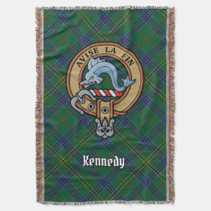 Manta Crestá de Clan Kennedy sobre tartán