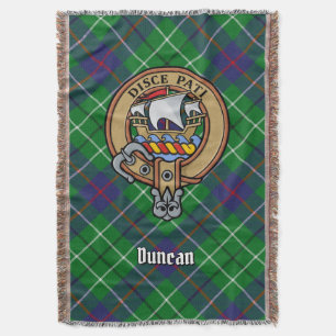 Manta Crestá del Clan Duncan sobre Tartán