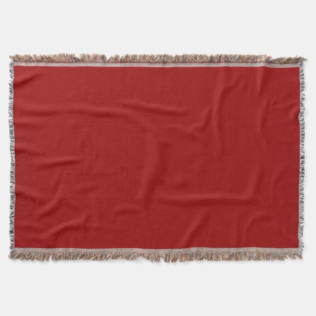 Manta Crimson Midwest Throw Blanket (Anverso)