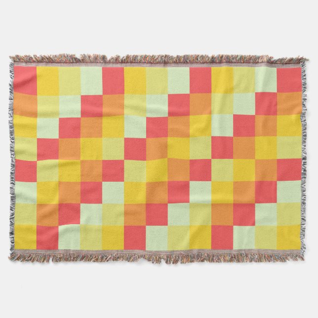 Manta Cuadrados coloridos 07 (Anverso)