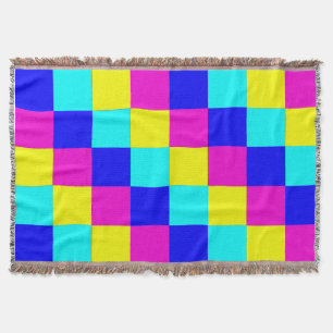 Manta Cuadrados multicolores 4
