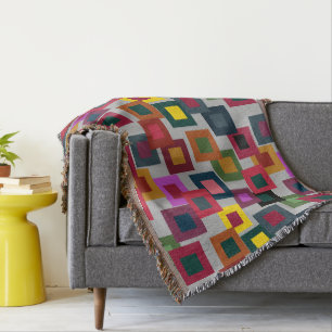 Manta Cuadrados oscuros sobre la luz