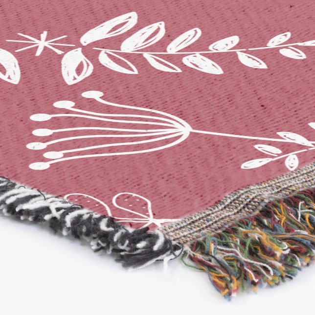 Manta Cualquier color Rústico vacaciones arte folclórico (Esquina)