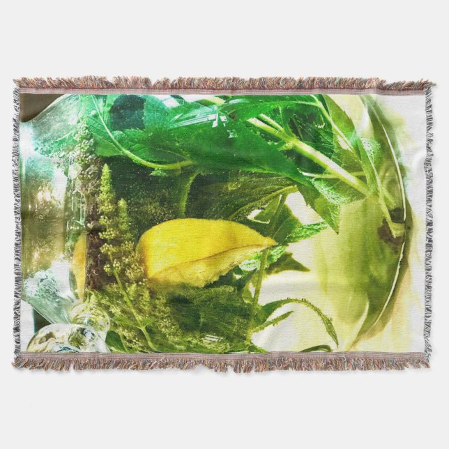 Manta Cuando la vida te da limones calcetines (Anverso)