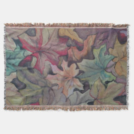 Manta Cubierta de hojas de otoño