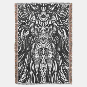 Manta Cuerpo de Lechuza de Dibujo Personalizado