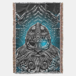 Manta Cuervos de Odín Mitología vikinga Valhalla espera