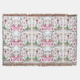 Manta Cuidados Navidades Hadas Tale Hand Pintado