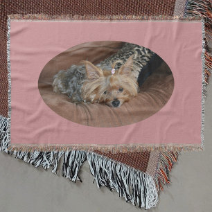 Manta Cuidadosamente tierno yorkie pippy