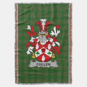 Manta Cullen irlandés o O_Cullen Escudo familiar de arma