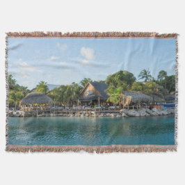 Manta Curacao Beach Throw Blanket