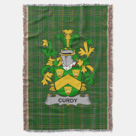 Manta Curdy irlandés o McCurdy escudo de armas de escudo