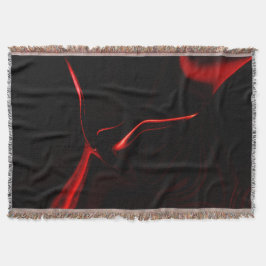 Manta Curvas rojas o ondulación en fondo rojo más oscuro