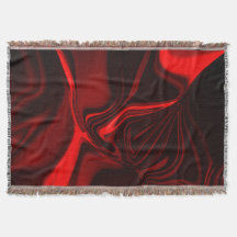 Curvas rojas y ondulaciones sobre fondo oscuro