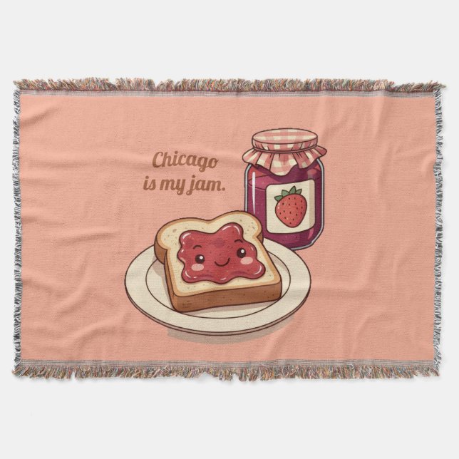 Manta [Customize] is my jam - cute jam and toast cartoon (Anverso)