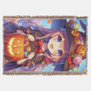 Manta Cute Anime Halloween Witch