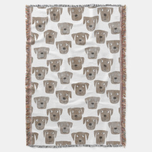 Manta Cute chocolate Labrador recuperador de perro acuar