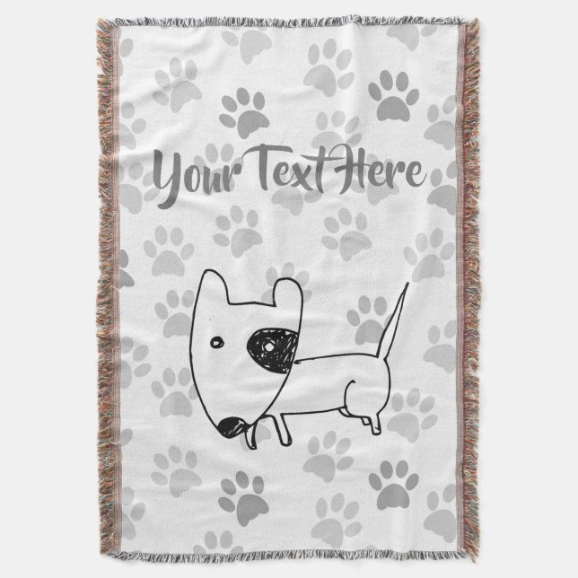 Manta Cute English Bull Terrier (Frente vertical)
