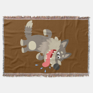 Manta Cute Familiar Personalizado Wolf Throw Blanket