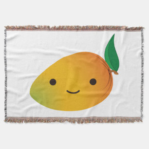 Manta Cute Kawaii Sonriente Mango