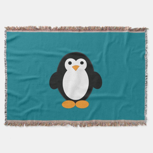 Manta Cute Personalizado Penguin (Anverso)